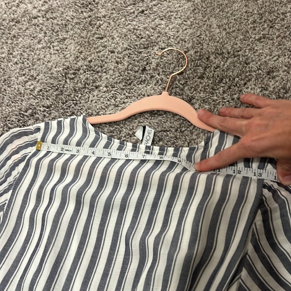 EUC Rachel Pally Stripe Wrap Dress Sz M - Picture 8 of 10